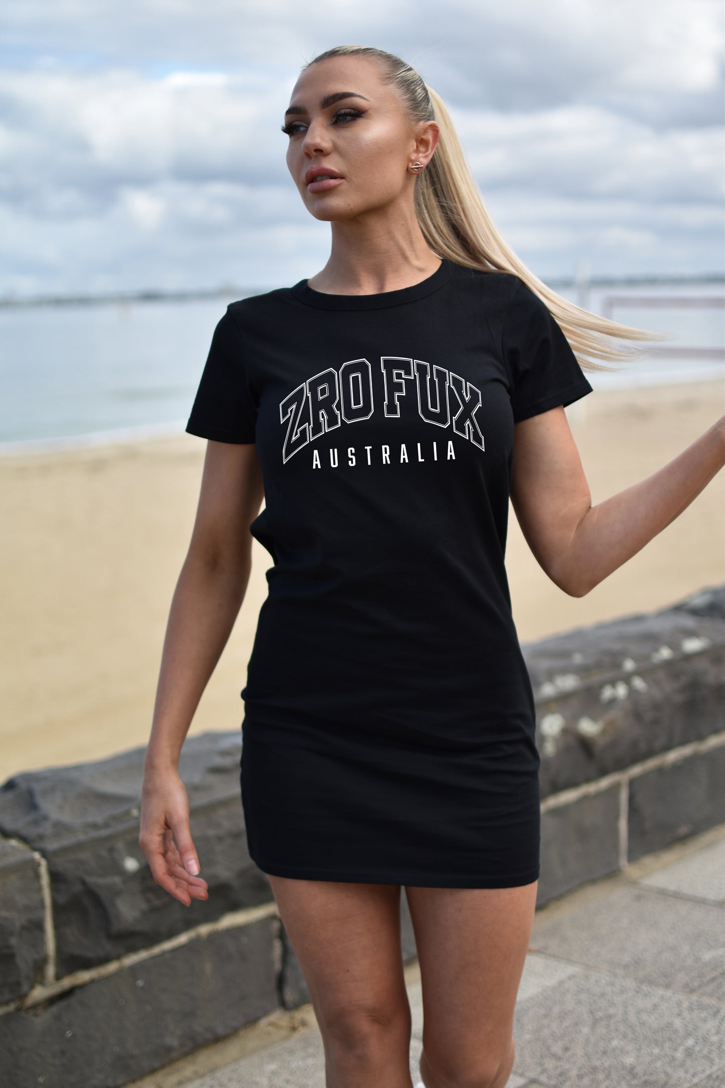 Women's Elite Tee Dress - Black