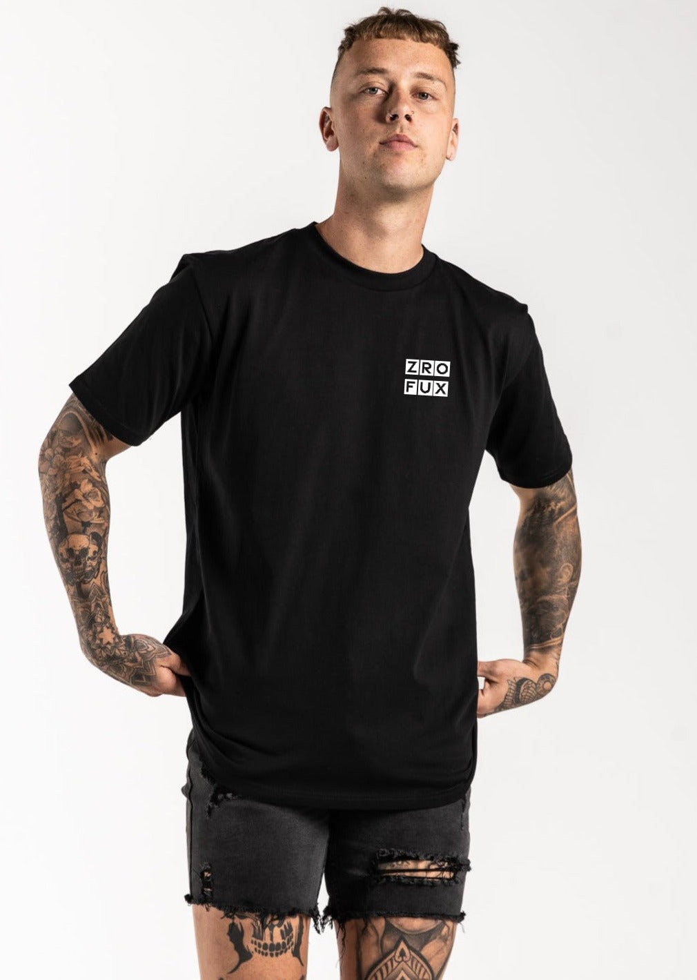 Men's Block Tee - Black