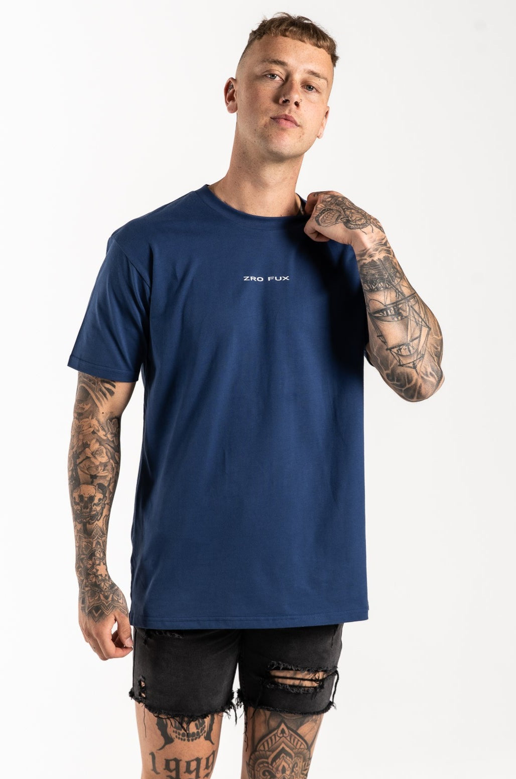 Men's Minimal Tee - Cobalt