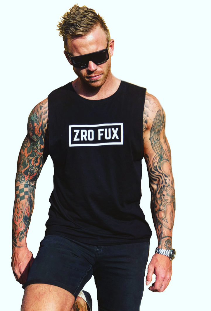 Men's Rustic Tank - Black (2622849056868)